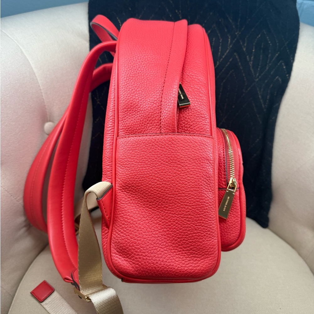 Michael Kors Bex Medium Pebbled Leather Backpack USED - Picture 2 of 7